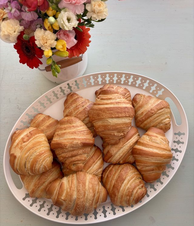 Zlaté máslové croissanty
